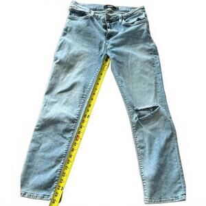 Hudson Los Angeles Distressed High-Rise Jeans - Size 29